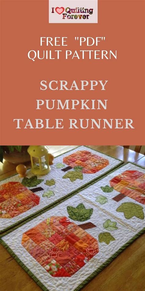 Image result for Free Fall Table Runner Patterns