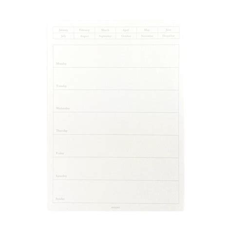 Weekly Calendar Stickers - SCOOBOO - Stalogy
