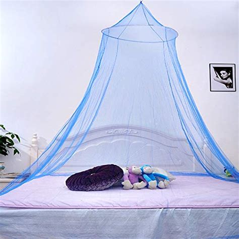 HASTHIP® Encrypted Dome Hanging Mosquito Net for 1.5-1.8M Bed (Sea Blue ...