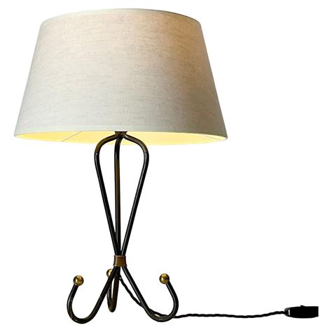 Spectacular Wrought Iron Table Lamp at 1stDibs
