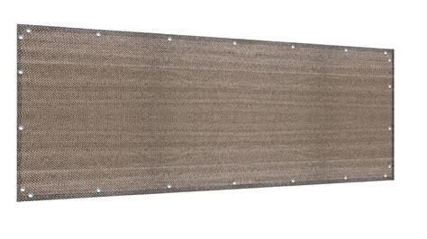 Buy Alion Home 3' x 15' Walnut Elegant Privacy Screen For Backyard Deck ...