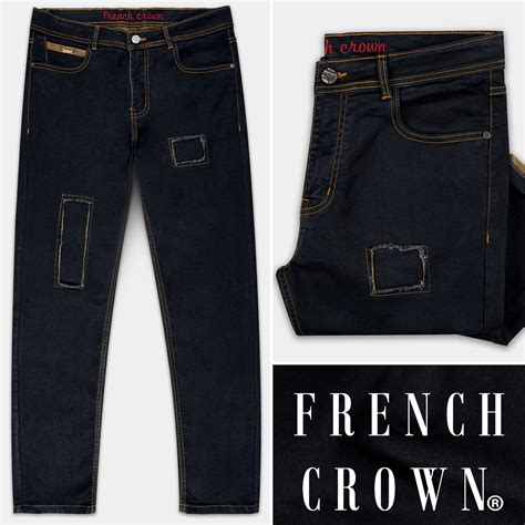 Jade Black Stone Slim Fit Mid-Rise Clean Look Denim Jeans