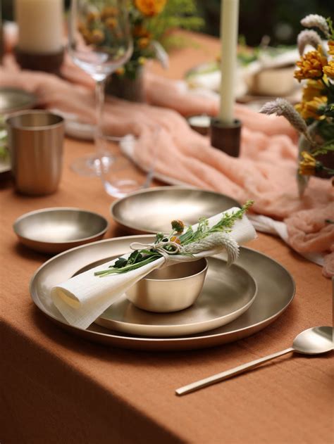 Luxe Kansa Dinner Plate, 10.5"/11.5" – Fleck