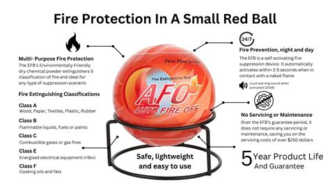 AFO Fire Ball Abc Fire Extinguisher