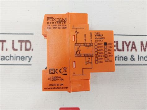 Foxtam Controls Ywru Voltage Relay – Aeliya Marine Tech