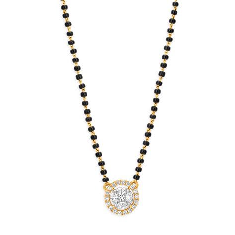 Circular Diamond Mangalsutra