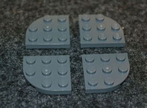 Buy 4) 3x3 Dark Gray Quarter Round Wing / Corner Plate Bricks ~ Lego ...