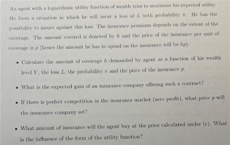 Image result for Logarithmic Utility Function