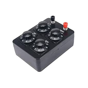 Acxico 1Pcs 0-9999 Ohm Simple Resistance Box Precision Variable ...