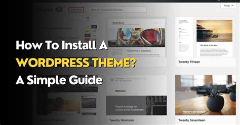 How to install a WordPress Theme? A simple Guide – Misbah WP