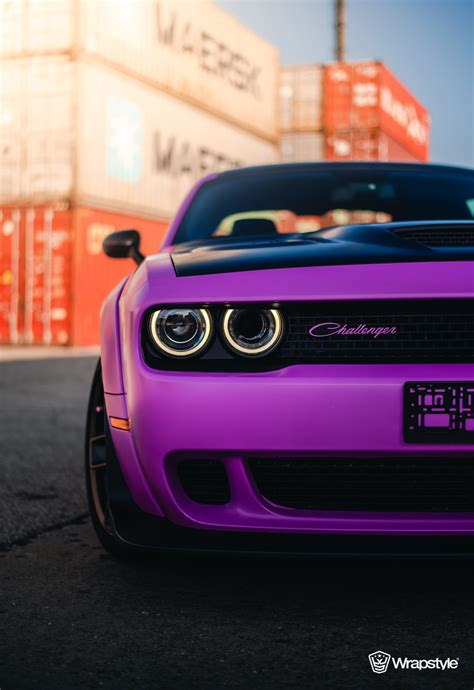 Dodge Challenger Hellcat Purple Wallpapers - Wallpaper Cave