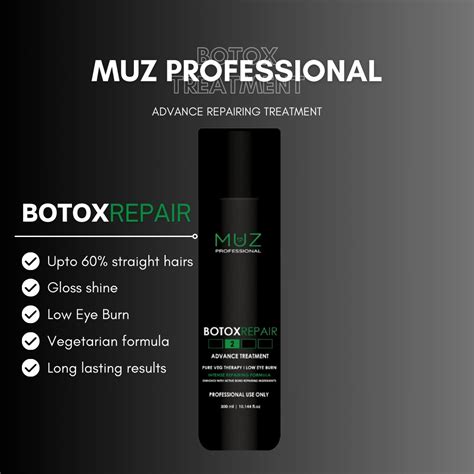 MUZ Professional Botox Treatment – The Future of Vegan Hair Repair and ...