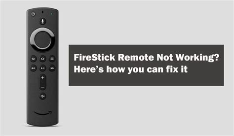 Firestick Remote Control Not Working 的图像结果