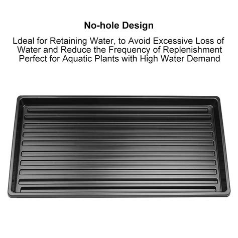 Buy J&D 5 Packs Trays, 10 x 20 Inches Propagation Starter Seedling Tray ...