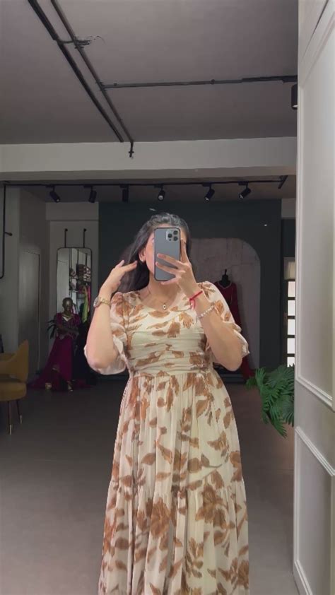 Georgette Long Cafe Gowns – KVS FASHION BOUTIQUE