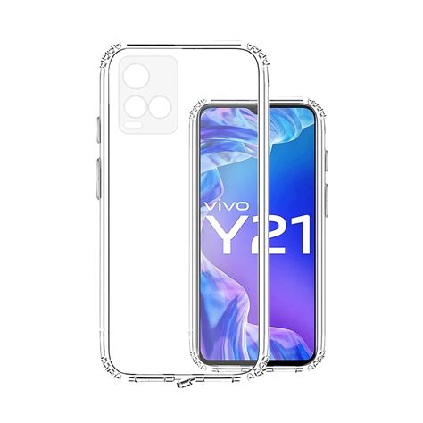 VIDO Silicone Transparent Back Case Cover for Vivo Y33S / Vivo Y21 2021 ...