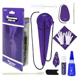 Saxophone Cleaning Kit, Alto Saxophone Maintenance Cleaning Kit with ...