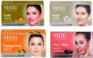 VLCC Original Papaya, Pearl, Gold and Party-Glow Facial Kit - Price in ...