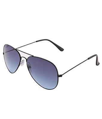 Buy GANSTA UV Protected Black Aviator Sunglasses for Men Women (GN-3002 ...