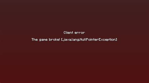 Java.lang NullPointerException Group Minecraft 的图像结果