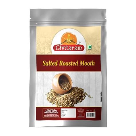 Ghotaram Marwar Roasted Salted Moth/Mooth/Matki Bean Namkeen Snack ...