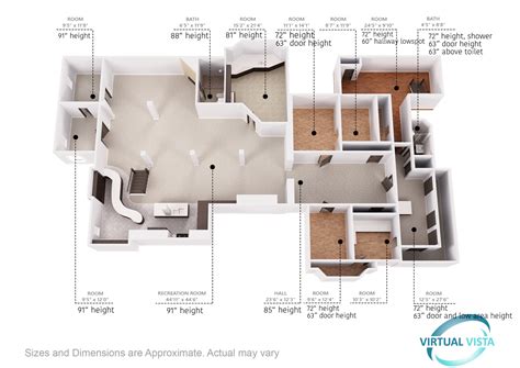 Matterport 3D Tour with 2d and 3d Floorplan - Virtual Vista, LLC