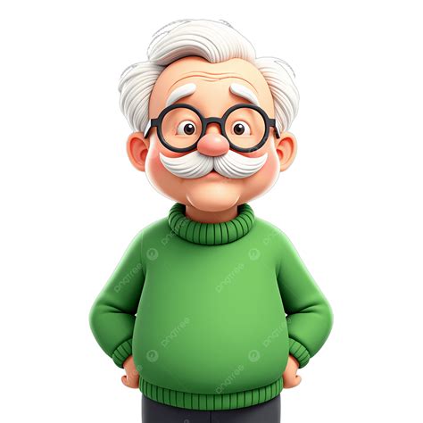 Cartoon Grandpa Image With Rich Expressions, Cartoon Clipart, Grandpa ...