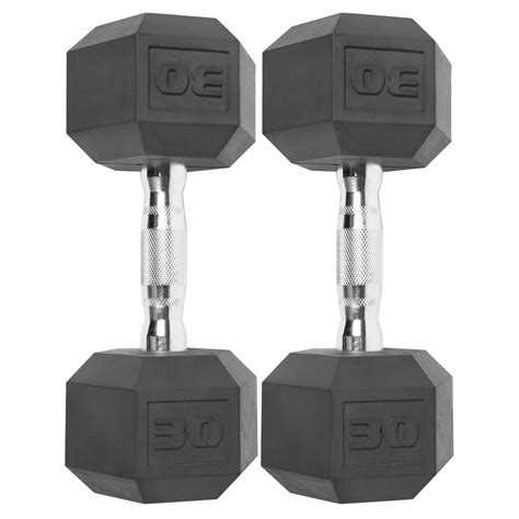 2-Pack CAP Barbell Coated Hex Dumbbells: 40-lbs $80, 35-lbs $70, 30-lbs