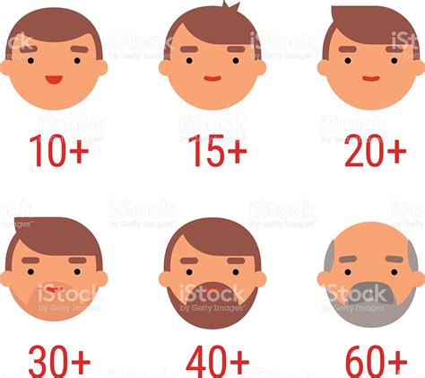 Agify Age Prediction Background Vector Art Vector Art