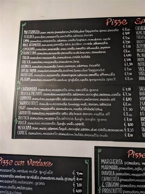 Speisekarte von Master pizza, Casier