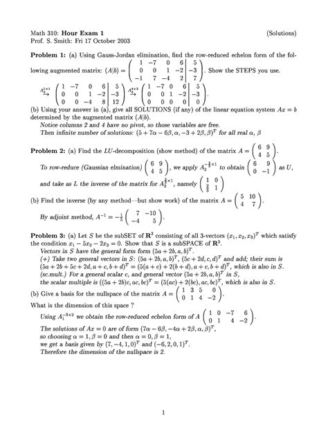 Applied Linear Algebra Problems 的图像结果