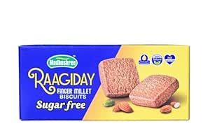 MADHUSHREE RAAGIDAY FiNGER Millet Biscuits (Sugar Free) (Pack of 4 ...
