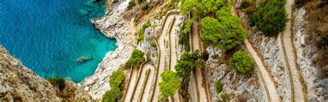 Download wallpaper Italy, Coast, Road, Sea, Island, Capri, Tyrrhenian ...