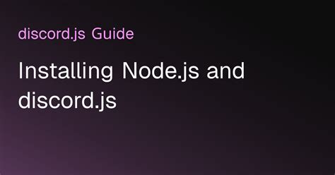 Image result for Discord JS Guide