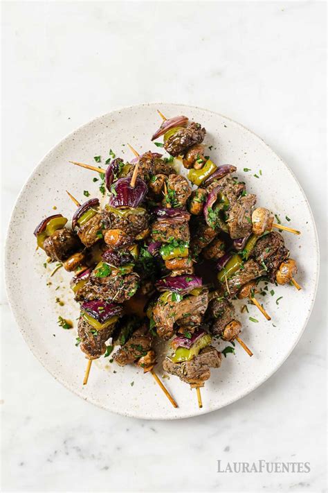 EPIC Juicy Oven Beef Kabobs | Laura Fuentes