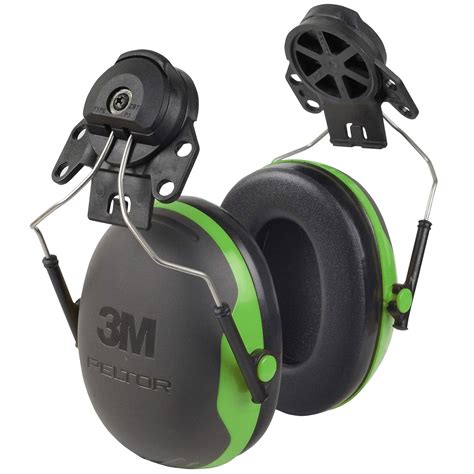 3M 93045937285 Peltor X-Series Cap-Mount Earmuffs, NRR 21 dB, One Size ...