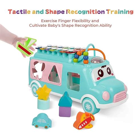 Buy Multi-Functional Musical School Bus Toy for Toddlers