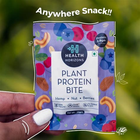 Buy Plant Protein Bite Online | Best Vegan Snacks | Health Horizons