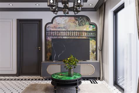 Thiết kế Nội thất Chung Cư phong cách Hiện đại Chung cư Green Pearl TP ...