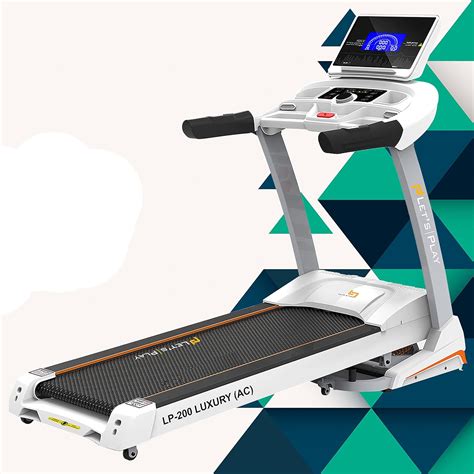 Buy Toning® Automatic Treadmill 3.HP AC Motor (Peak 6 HP) LP-200AC Semi ...