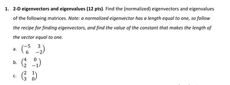 Normalized Eigenvector 的图像结果