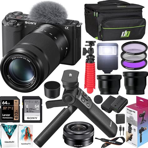 Sony ZV-E10 Mirrorless Camera 2 Lens Vlogger Kit India | Ubuy