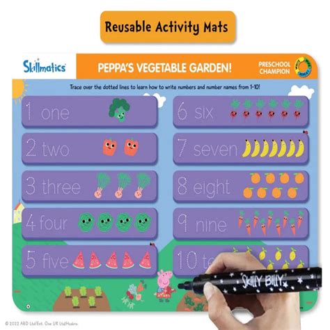 Skillmatics Write and Wipe Activity Mat — Toycra