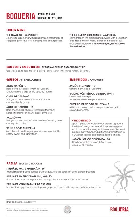 Upper East Side | Boqueria NYC Spanish Restaurant & Tapas Bar