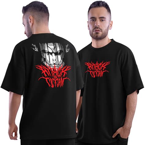 AOT Founding Titan Black Unisex Oversized T-Shirt – Dudeme