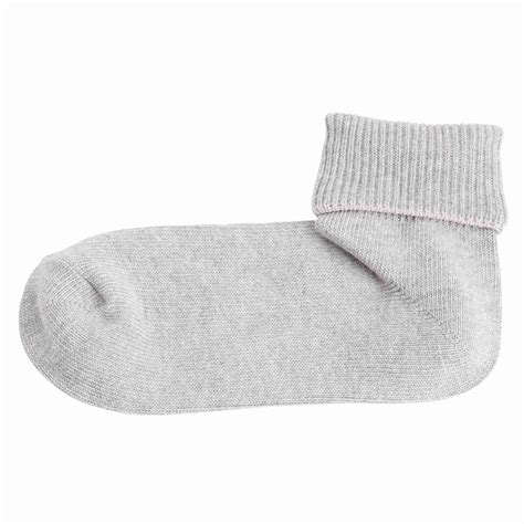 GOOD FIT RIGHT ANGLE TURNDED BACK SHORT SOCKS