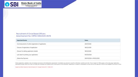 SBI CBO Apply Online 2026 Last Date Today, Check Direct Link to Apply Here