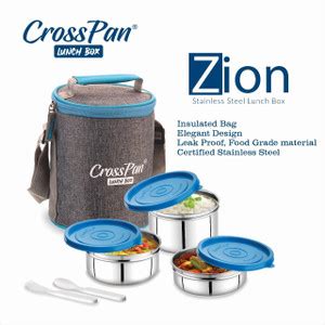 Flipkart.com | CrossPan Zion Fresh Stainless Steel Lunch Box ...