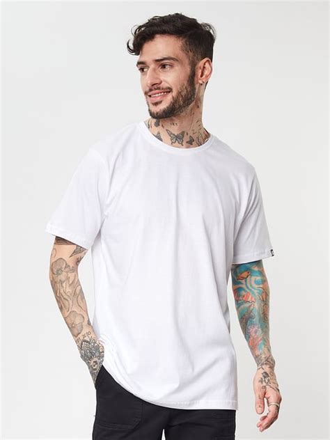 Men's Boxy Fit Solid White T-Shirt