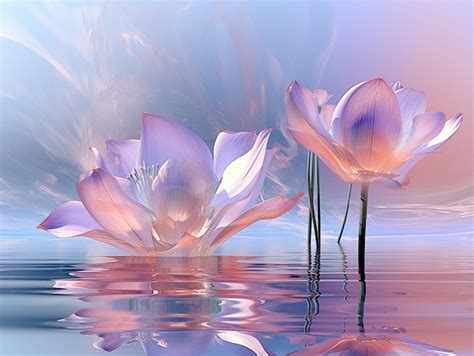 Image result for Spring Flowers Reflection